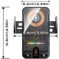 thumbnail image 7 of 2026 New Cool Car Wireless Fast Charging Holder, Smart 2-in-1 Car Rotating Mobile Phone, Charge Faster, Wireless Charging Rotating Car Mount,15w Universal,360° Rotation (Black), 7 of 7