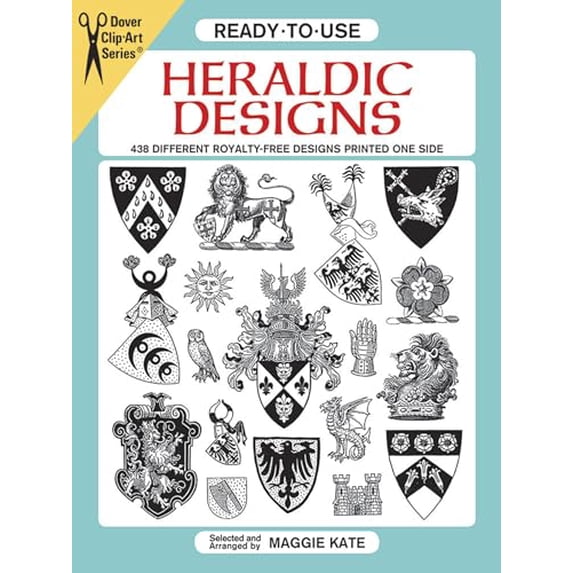 Pre-Owned Dover Clip Art Ready-to-Use: Ready-to-Use Heraldic Designs (Paperback)