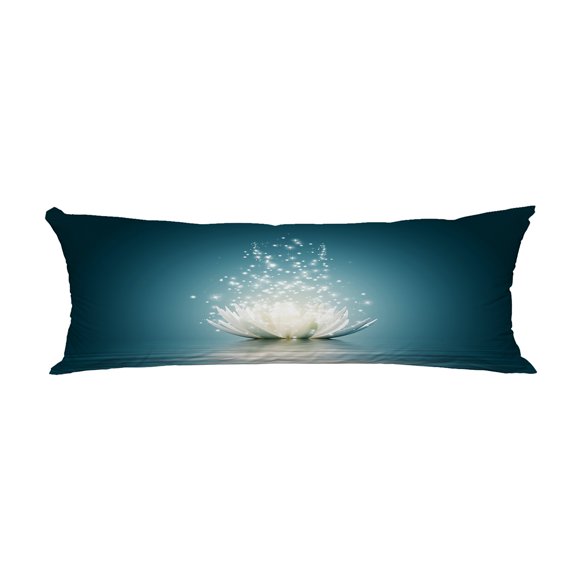 ABPHQTO Magic Lotus Flower Body Pillow Covers Pillow Case Protector Pillowcase 20x60 Inch