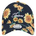 thumbnail image 2 of Women's New Era Navy Houston Texans Adventure Sunflower 9TWENTY Adjustable Hat, 2 of 5