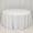 White, variant on Balsa Circle White 120" Cotton Blend Round Tablecloth Fabric Dining Table Cover Party Wedding Reception Birthday Catering Event Decorations