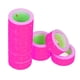 thumbnail image 4 of Etiqueta de precios de 3 tubos 15000 piezas Etiqueta de pistola de precio de una sola fila 21x12 mm para M5500 MX5500 Rose Red, 4 of 5