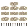 thumbnail image 2 of Durable Wooden Box Hinges Sturdy Retro Design for DIY Projects, Drawing Boards, and Home Decoration 10 Sets, 2 of 3