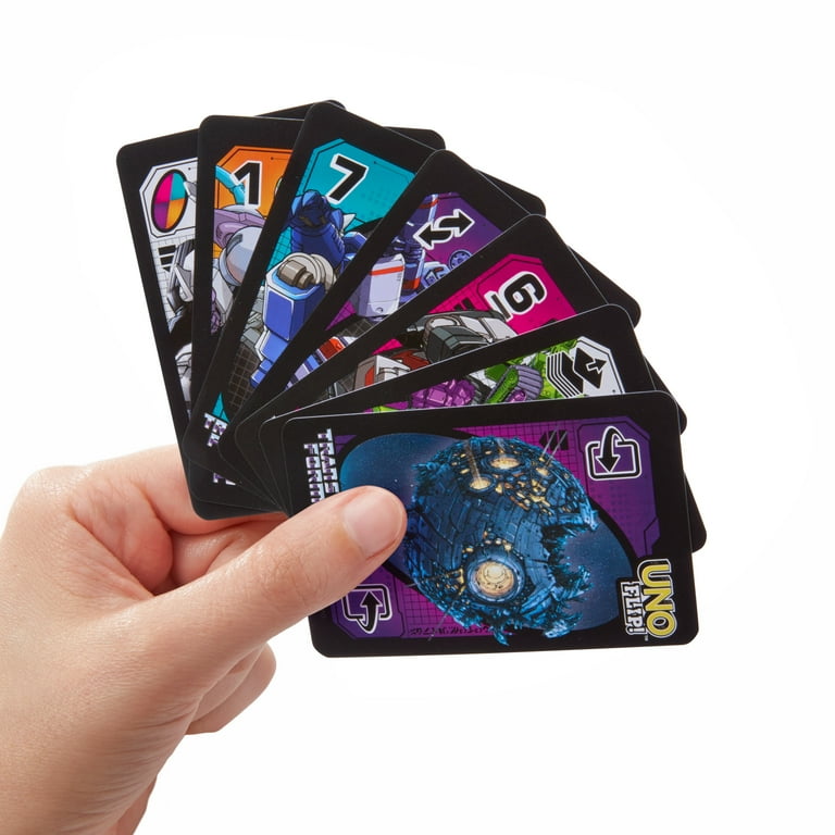 UNO Flip Transformers Card Game for Kids & Family Night - Walmart.com