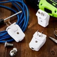 thumbnail image 5 of WVARK Replacement Plugs Electrical Replacement Plugs for Lamps Replacement Plug 2 Prong 10 A 110-250V 2 Wire Straight Blade Replacement Can Be Rotated 180 Degrees, Electric Plug 6 Pieces, 5 of 10