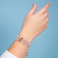 thumbnail image 2 of Rainbow Supernova | Gold Vermeil | Galaxy Glass Bead Bracelet, 2 of 10