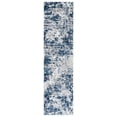 thumbnail image 2 of SAFAVIEH Amelia Alastar Abstract Distressed Runner Rug, Ivory/Navy, 2'2" x 8', 2 of 10