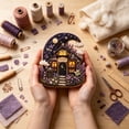 thumbnail image 3 of Whimsical Village 3D Art Set, DIY Craft Projects, Handmade Gifts for Adult Beginners and Craft Enthusiasts, 3 of 10