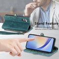 thumbnail image 4 of For Samsung Galaxy A34 5g Geometric Zipper Wallet Side Buckle Leather Phone Case(pink), 4 of 5