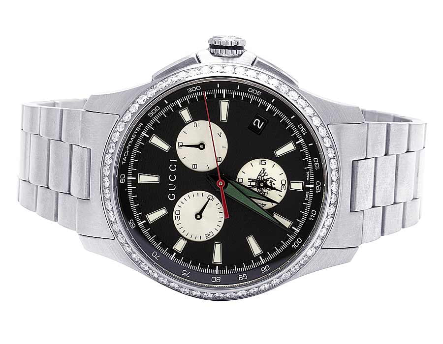 Gucci G-Timeless 44MM Diamond Watch 