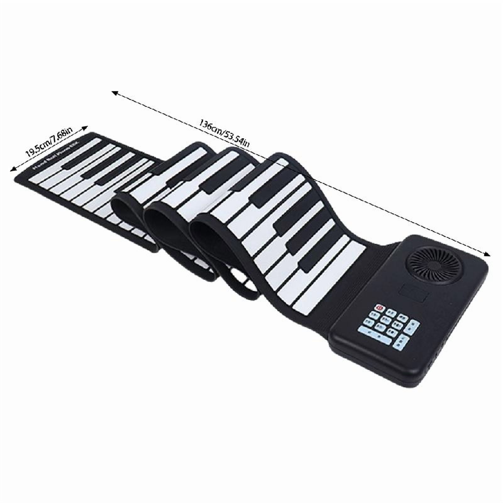 88 Key Rolls up Keyboard Foldable Electronic Piano for Beginner Kid Easy to Play