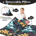 thumbnail image 3 of Pioneer Flower Floral Print Pattern Toddler Nap Mats for Kids Preschool,Sleeping Mat Bag or Kids,Toddler Sleeping Bag,Toddler Nap Mat or Daycare, 3 of 6