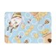thumbnail image 1 of Balery Cute Gnome Bee Collects Honey Felpudo de franela, resistente a las manchas y a la decoloración, para uso interior y exterior, fácil de limpiar, 40 x 60 cm, 1 of 7
