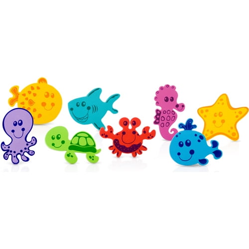 nuby foam bath animals