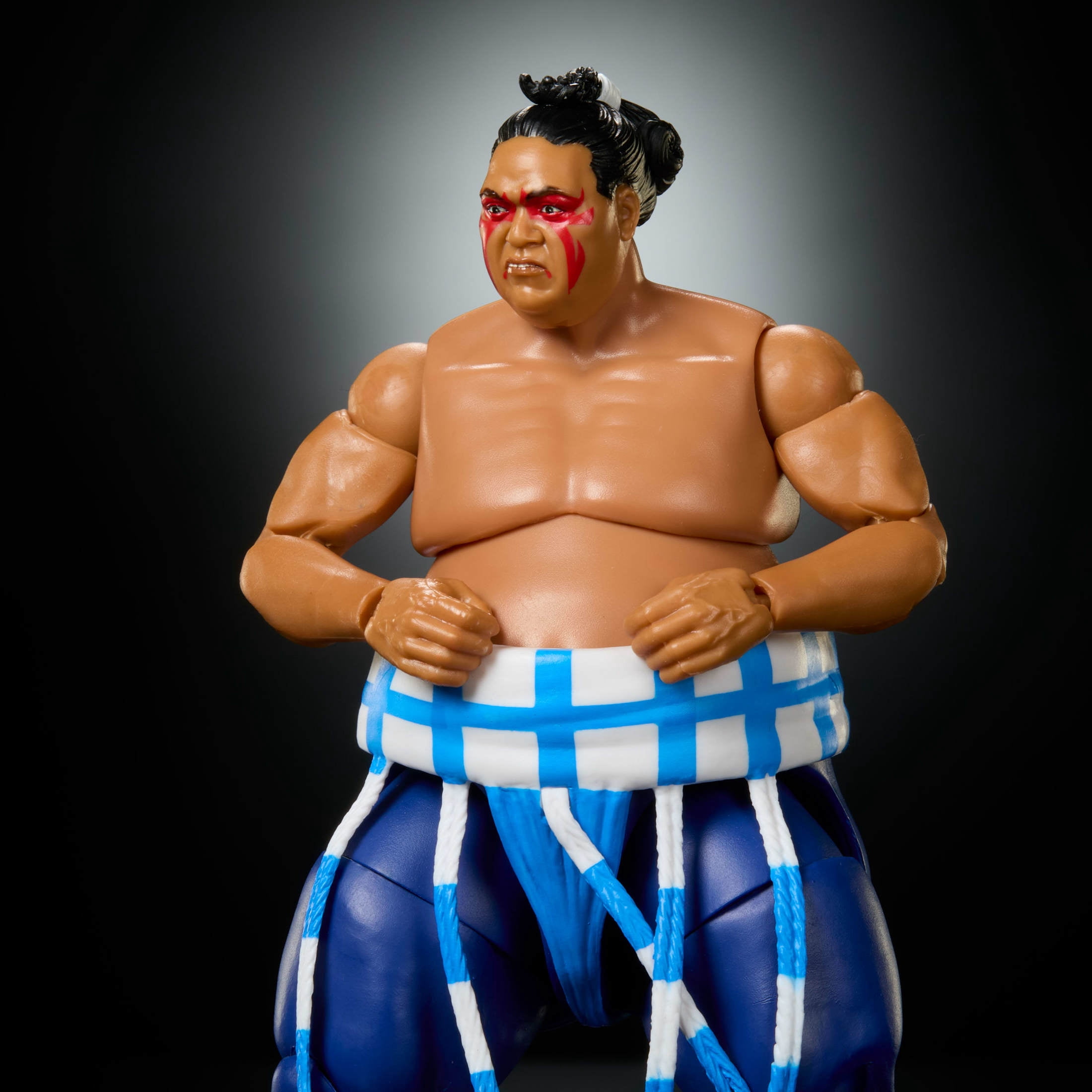 WWE x Street Fighter Yokozuna Action Figure & Accessories, 6-inch Collectible E Honda Mashup Set
