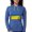 Heather Blue, variant on CafePress - Ukraine Flag Long Sleeve T Shirt - Womens Hooded Shirt