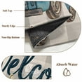 thumbnail image 6 of Round Rugs 4 Ft, Blue Truck Spring Floral Non Slip Area Rugs for Kitchen Bedroom Entryway, Grey Plaid Butterflies Vintage Washable Carpet Runner Rug Floor Mats for Bedroom Home Decor, 6 of 9