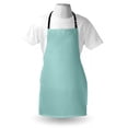 thumbnail image 4 of Art Deco Apron, Oriental Style Repeating Curlicue Circular Pattern in Design Print, Unisex Kitchen Bib with Adjustable Neck for Cooking Gardening, Adult Size, Seafoam White, by Ambesonne, 4 of 4