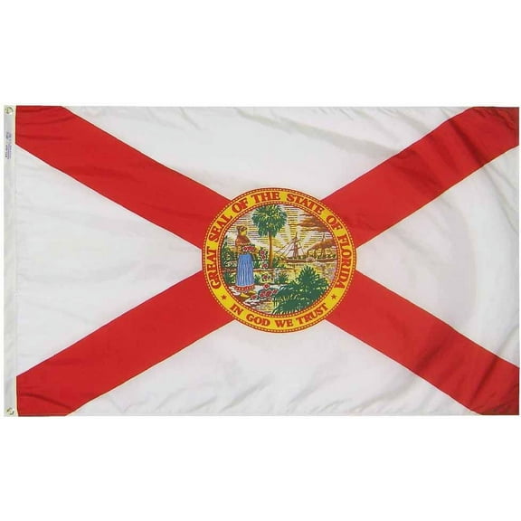 Florida - 3'X5' Nylon Flag