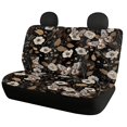 thumbnail image 5 of Psesaysky Vintage Moth Floral Car Back Seat Covers, Set of 2 Pieces Stretch Durable Seat Covers for Pet Owners and Automotive Interior Protection, 5 of 7