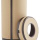 thumbnail image 5 of Portapañuelos para automóvil - Caja cilíndrica de accesorios interiores beige y rojo, 5 of 9