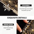 thumbnail image 3 of FORMRS 1-Subject Spiral Notebook 8" x 5" College Ruled 60 Refillable Sheet A5 Hard Cover, 2 Pack, Black Floral Pattern, 3 of 7