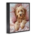 thumbnail image 3 of Stupell Industries Cottage Cuddling Labradoodle Bed Black Framed Giclee Art, 12 x 12, by Jim Baldwin, 3 of 8