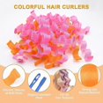 thumbnail image 2 of 24 Pcs Hair Curlers, 45cm Diy Magic Hair Waves Curls, Heat Wave Free Spiral Curls Hair Curlers Magic Hair Styling Kit, 2 of 5