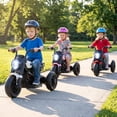 thumbnail image 4 of Gymax 6V Kids Motorcycle w/Song Story LED Headlights Accelerator Pedal&3 Wheels White, 4 of 10