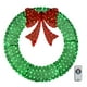 thumbnail image 5 of Corona Navideña Zimtown 48 Pulgadas Decoración Navideña para Exteriores 315 Luces LED Verde, 5 of 6