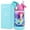 Cute Mermaid, variant on CaseTown 12oz Kids Insulated Water Bottle, Leak-proof Toddler Cup With Straws Lids, Kids Water Bottles For School Boys Girls, Stainless Steel Vacuum Insulated Bottle For Kids (Cute Mermaid)