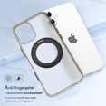 thumbnail image 6 of Decase Shockproof Clear Case with 360° Ring Stand Magnetic for iPhone 16,Anti-Fingerprint,Military Drop Protection,Compatible with Mag-Safe,Soft Edge Translucent Slim Phone Case,Gray, 6 of 10