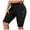Black, variant on Staron Plus Size High Waist Bikini Bottoms Patchwork Solid Swimsuit Shorts for Women Beach Vacation Pool Party, Black 5XL