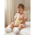 thumbnail image 6 of BemeyourBBs Newborn Baby Girl Summer Clothes Knit One Piece Romper Outfits Infant Crew Neck Short Sleeve Snap Button Knit Jumpsuit, 6 of 9