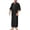 Black, variant on T Shirts for Man Cotton,Mens Kaftan Thobe V-Neck Half Sleeve Muslim Robe Dubai Long Gown Saudi Arab Thobe Robes for Summer Beach