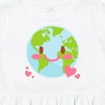 thumbnail image 4 of Inktastic Happy Earth Day with Hearts Girls Toddler Dress, 4 of 5