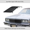 thumbnail image 2 of APS Compatible with Chevy Caprice 1986-1990 Main Upper Stainless Steel Black 8x6 Horizontal Billet Front Grill Grille Insert C86004J, 2 of 7