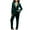 Green, variant on APEXFWDT Women's Velour Blazer Pant Suit Set Velvet Long Sleeves Suits Business 2 Piece Outfis for Office Lady Work Wedding Tuxedos