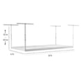 thumbnail image 5 of MonsterRax 4x8 Overhead Garage Storage Rack 600lb Weight Capacity - 18" - 33" Adjustable Height, 5 of 5