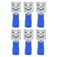 thumbnail image 4 of Spade Connector, Corrosion Resistance Female Spade Connector Simple Operation Thermal Insulation Widely Used  For Electrical Equipment Blue,Red, 4 of 8