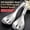 A, variant on Gallickan 5-in-1 Stainless Steel Grinding Spoon, 1pc 304 Material Ginger Garlic Masher, Built-in Filter, Ergonomic Kitchen Utensil for Puree Preparation