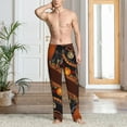 thumbnail image 2 of Mens Pajama Pants, Halloween Decoration Soft Sleep & Lounge Pants for Men, Cuteness Casual PJ Bottoms Pants with Pockets, 2 of 7