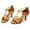 Brown, variant on MPWEGNP Shoes For Women Dance Latin Party Satin Girl Tango Med Heels Women'S Casual (Black 8)