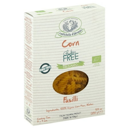 - Rustichella d'Abruzzo Organic Corn Gluten Free Fusilli Pasta - 8.8 oz