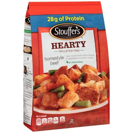 Stouffer's Hearty Skillets for Two Homestyle Beef, 25 oz
