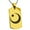 Gold, variant on Stainless Steel Obu Samurai Crest Engraved Dog Tag Pendant Necklace