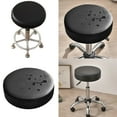 thumbnail image 2 of Faux Leather Stool Cover Water Resistant Dustproof with Elastic Chair Cushion Protector For Household Furniture, 2 of 8