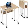 thumbnail image 2 of EDTara Mobile Folding Laptop Desk, Compact 24.8" Rolling Table With Wheels, Easy-Assembly Workstation for Tight Spaces, 2 of 8