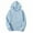 Light Blue, variant on cocolona Womens Solid Hoodies Fall Fashion Casual Long Sleeve Hooded Sweatshirts Loose Comfy Trendy Pullover Tops with Pockets on Clearance