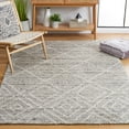 thumbnail image 2 of SAFAVIEH Kenya Rubye Diamond Area Rug, Gray/Ivory, 8' x 10', 2 of 8
